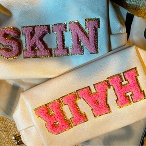 Make up cosmetic bags. SKIN & HAIR, little tote bags brand new
